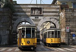 Trams / streetcars in Milan