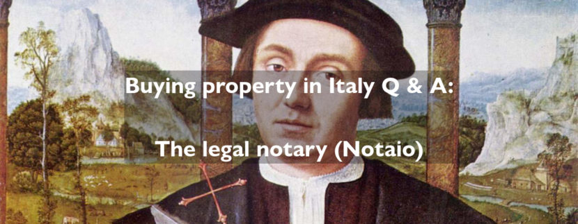 Notar (Gemälde von Quentin Massys, 16. Jahrhundert).  Gemeinfrei, über Wikimedia Commons
